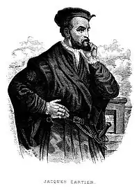 Engraving of Jacques Cartier