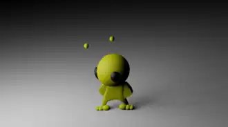 Render of Alien Hominid