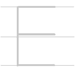 Upper-case (capital) letter E