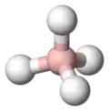 tetrahedral: tetrahydridoborate(III), [BH4]−