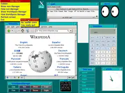 CTWM 3.7 screenshot captured on Debian 7 GNU/Linux