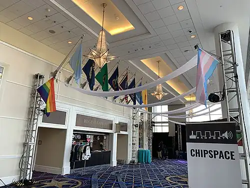 Chipspace chiptune area at MAGFest 2020