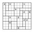 Empty heyawake puzzles