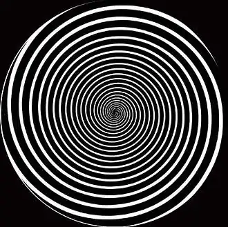 Hypnotic spiral for hypnotherapy. Easy instant induction technique.