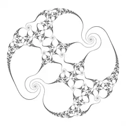 1 domain and infinitely many components