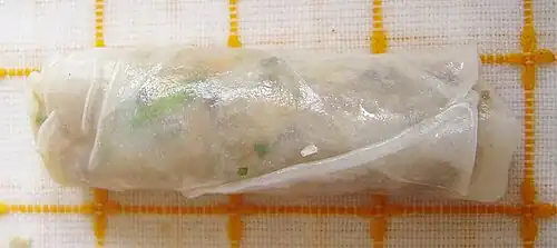 Continue rolling all the way up.