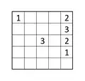 Example of number link puzzles