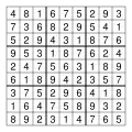 Example of solved Sudoku
