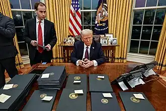Trump signed 26 executive orders on his first day back in office