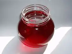 Jelly, from redcurrants