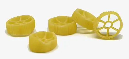 Rotelle, also called "wagon wheels"