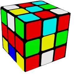 Scrambled Rubik's Cube. Si