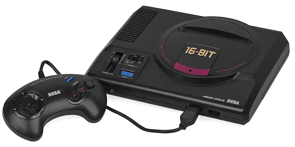 The Sega Mega Drive.