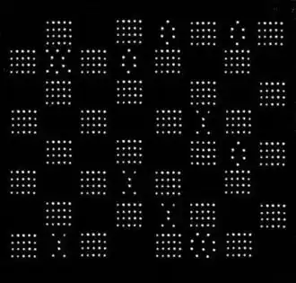 Strachy's draughts software, one of the first screen-based visual games.