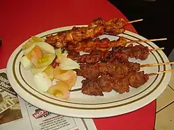 Suya skewers