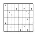 Example of Tapa puzzles