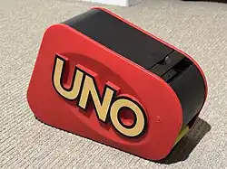 The card launcher for the card game UNO Attack!