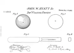 US114945 - Patents for Injection Moulding by John Wesley Hyatt (Diagram 1)