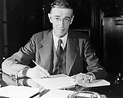 Vannevar Bush in the early 1940's, during the second World War.