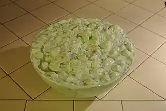 3. Fold in whipped cream, and refrigerate overnight.