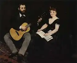 Music Lesson by Édouard Manet, 1870