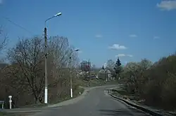 Entrance to Bolshoye Soldatskoye, April 2009