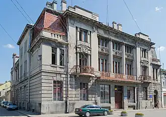 Administration building, former branch of the Prague Credit Bank before WWI