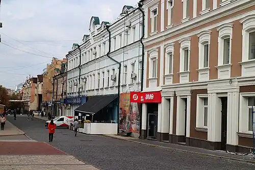 Teatralna street in Yelisavetgrad (today, Kropyvnytskyi, Ukraine)