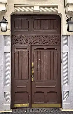 Decoration over the front door