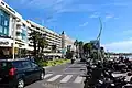The hotel and the Promenade de la Croisette