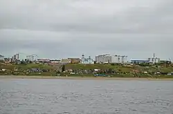 View of Pokrovsk from the Lena River