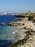 The rocky shore of Heracles of the Ey Peninsula, Chersonesos