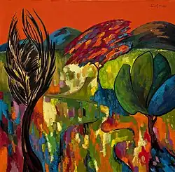 "The tree", oil on canvas, 2013