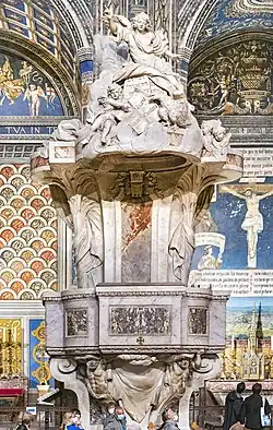 The Baroque pulpit (18th c.)