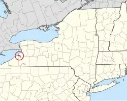 Location of Cattaraugus Reservation