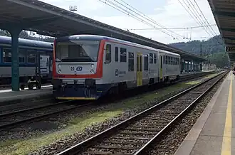 Class 914 in Česká Třebová railway station