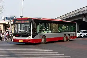 Yutong ZK6140HNG2 on Beijing Bus service