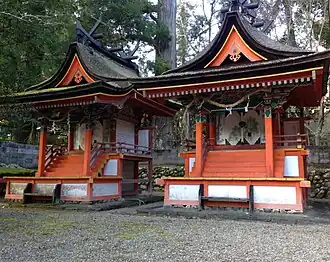 two auxiliary shrine