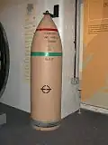Shell at Royal Artillery Museum, Woolwich, London