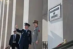 Vice Chairman of the Joint Chiefs of Staff General Selva gave a tour of the Pentagon to French Armed Forces Chief of the Defence Staff General Pierre de Villiers on 6 February 2017