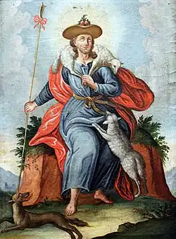 Christ as the Good Shepherd, unknown artist from Lower Bavaria, 1750