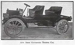 Side view of Ann Arbor Convertible Car