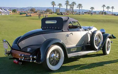 1929 Auburn 120 Boattail Speedster rear