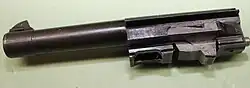 The Walther P38 employs a locking piece underneath the breech, similar to the Mannlicher M1886 rifle.