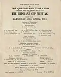 1951 QTC Stradbroke Handicap showing raceday officials