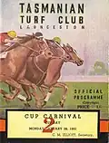 1951 TTC Launceston Cup racebook front cover