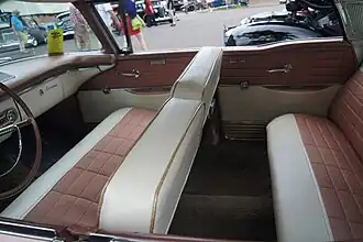 1958 Edsel Citation, front and rear seats