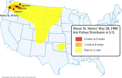 Large yellow area on map