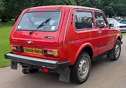 Lada Niva rear (with old lights)