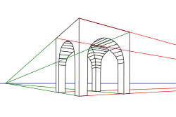 Two-point perspective